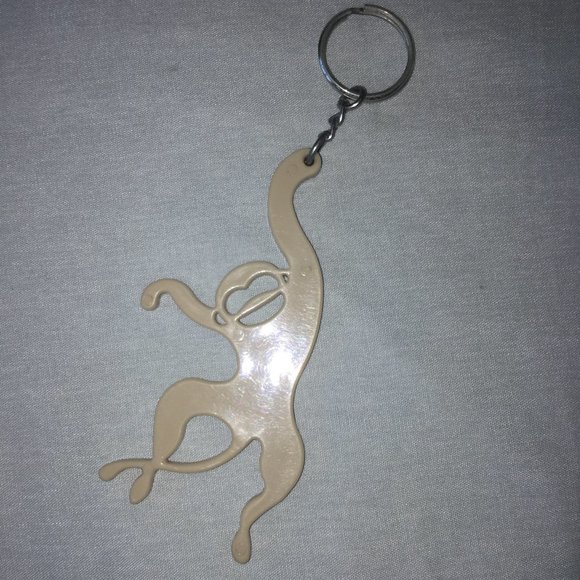 Kipling Plastic Monkey / Gorilla Tan Keychain - Picture 6 of 7